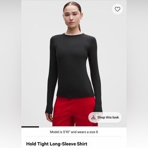 Lululemon Hold Tight Long Sleeve - Black